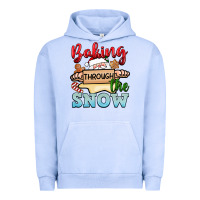 Pigment Grape Ice Baking through the snow Urban Hoodie - NancyCooperArtShop