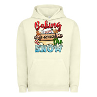 Pigment Pistachio Baking through the snow Urban Hoodie - NancyCooperArtShop