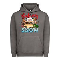 Pigment Tornado Baking through the snow Urban Hoodie - NancyCooperArtShop
