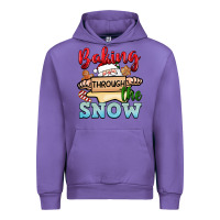 Tulip Baking through the snow Urban Hoodie - NancyCooperArtShop