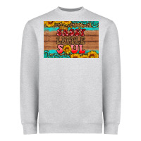 Heather Grey sassy little soul  skinny metal can holder Heavyweight Sweatshirt - HRA Design Shop