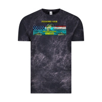 Cloud Black fishing dad  libbey glass Vintage Tee - HRA Design Shop
