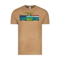 Vintage Camel fishing dad  libbey glass Vintage Tee - HRA Design Shop