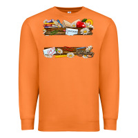 Carrot floral teacher custom name Premium Sweatshirt - NancyCooperArtShop