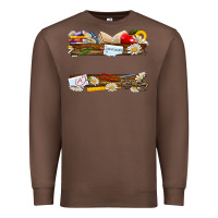 Chestnut floral teacher custom name Premium Sweatshirt - NancyCooperArtShop