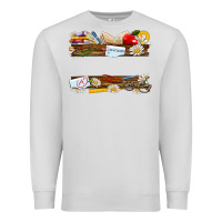 Dove Grey floral teacher custom name Premium Sweatshirt - NancyCooperArtShop