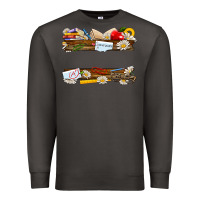 Smoke floral teacher custom name Premium Sweatshirt - NancyCooperArtShop