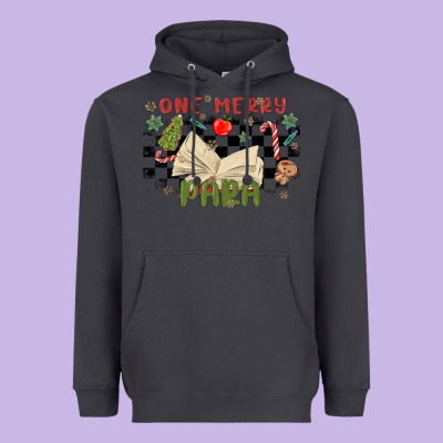 One Merry Para Heavyweight Hoodie Designed By Maliassmallbusiness