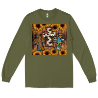 Army Green cross tumbler Long Sleeve Tee - JahusDesignShop