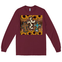 Burgundy cross tumbler Long Sleeve Tee - JahusDesignShop
