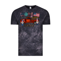 Cloud Black home of the brave Vintage Tee - CowhideDigitalArt