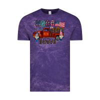 Cloud Purple home of the brave Vintage Tee - CowhideDigitalArt