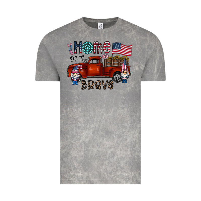Home Of The Brave Vintage Tee by CowhideDigitalArt | Teevron
