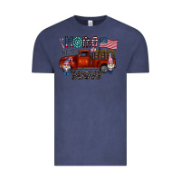 Vintage Denim home of the brave Vintage Tee - CowhideDigitalArt