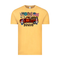 Vintage Mustard home of the brave Vintage Tee - CowhideDigitalArt