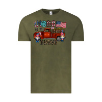 Vintage Olive home of the brave Vintage Tee - CowhideDigitalArt