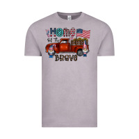 Vintage Zinc home of the brave Vintage Tee - CowhideDigitalArt