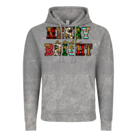 Merry And Bright Vintage Hoodie | Teevron