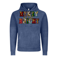 Vintage Denim merry and bright Vintage Hoodie - JahusDesignShop
