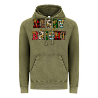 Vintage Olive merry and bright Vintage Hoodie - JahusDesignShop