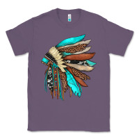 Lavender indian headdress Classic Tee - JahusDesignShop