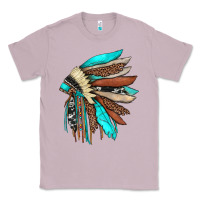 Lilac indian headdress Classic Tee - JahusDesignShop