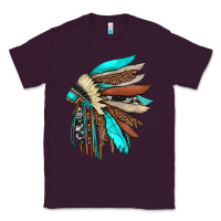 Plum indian headdress Classic Tee - JahusDesignShop