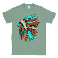 Sage indian headdress Classic Tee - JahusDesignShop