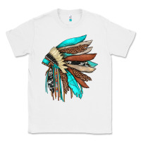 White indian headdress Classic Tee - JahusDesignShop