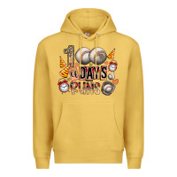 Antique Gold 100 of days runs Premium Hoodie - SublimationCraftShop