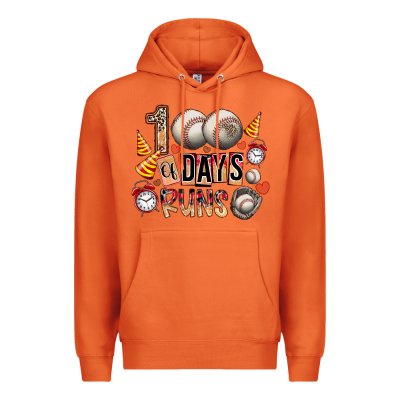 100 Of Days Runs Premium Hoodie by SublimationCraftShop | Teevron