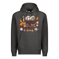 Charcoal Heather 100 of days runs Premium Hoodie - SublimationCraftShop
