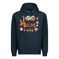 Navy 100 of days runs Premium Hoodie - SublimationCraftShop