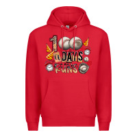 Red 100 of days runs Premium Hoodie - SublimationCraftShop