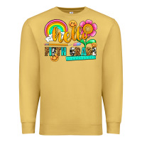 Antique Gold hello fifth grade Premium Sweatshirt - NancyCooperArtShop