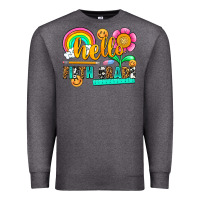 Charcoal Heather hello fifth grade Premium Sweatshirt - NancyCooperArtShop