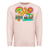 Pale Pink hello fifth grade Premium Sweatshirt - NancyCooperArtShop