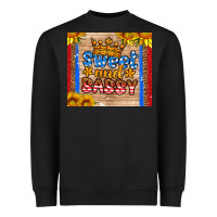 Black usa flag sweet and sassy Heavyweight Sweatshirt - HRA Design Shop