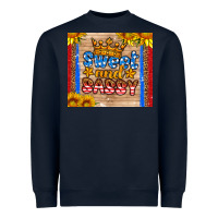 Navy usa flag sweet and sassy Heavyweight Sweatshirt - HRA Design Shop
