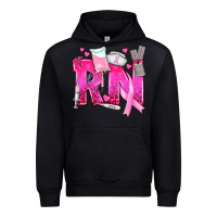 Black Breast Cancer RN Registered Nurse Urban Hoodie - texasbilliewilder