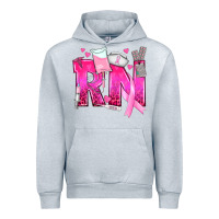 Heather Grey Breast Cancer RN Registered Nurse Urban Hoodie - texasbilliewilder