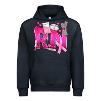 Navy Breast Cancer RN Registered Nurse Urban Hoodie - texasbilliewilder