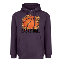 Plum custom name basketball Heavyweight Hoodie - MaliasSmallBusiness