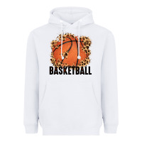 White custom name basketball Heavyweight Hoodie - MaliasSmallBusiness