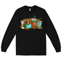 Black longhaired cow coffee cups Long Sleeve Tee - Jasminsmagicworld
