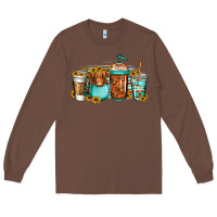 Chestnut longhaired cow coffee cups Long Sleeve Tee - Jasminsmagicworld