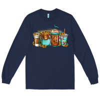 Navy longhaired cow coffee cups Long Sleeve Tee - Jasminsmagicworld