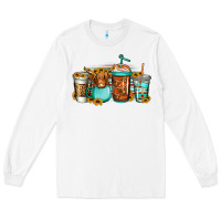 White longhaired cow coffee cups Long Sleeve Tee - Jasminsmagicworld