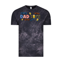 Cloud Black dad life  libbey glass Vintage Tee - HRA Design Shop