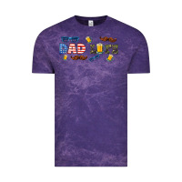 Cloud Purple dad life  libbey glass Vintage Tee - HRA Design Shop